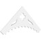 Ekena Millwork Pitch Wellington Architectural Grade PVC Gable Pediment, 48"W x 20"H x 1"P (10/12) GPP048X020X100WEL - alternate 1